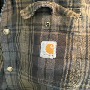 Carhartt Plaid Shirt Jacket.